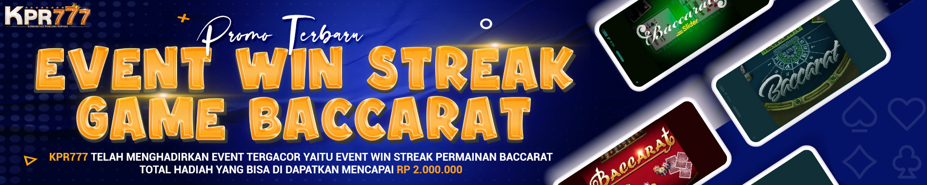 BANNER WINSTREAK BACCARAT